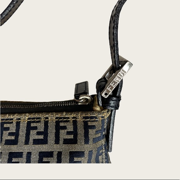 Vintage Fendi Zucca Hand Bag - Picture 3 of 4